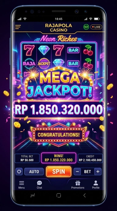 Screenshot aplikasi rajapola dengan antarmuka yang intuitif.